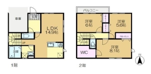 佐倉市千成１丁目　貸家